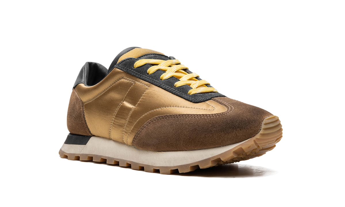 Panelled Retro Runner "Brown Distressed" S57WS0255 P2706 H7293