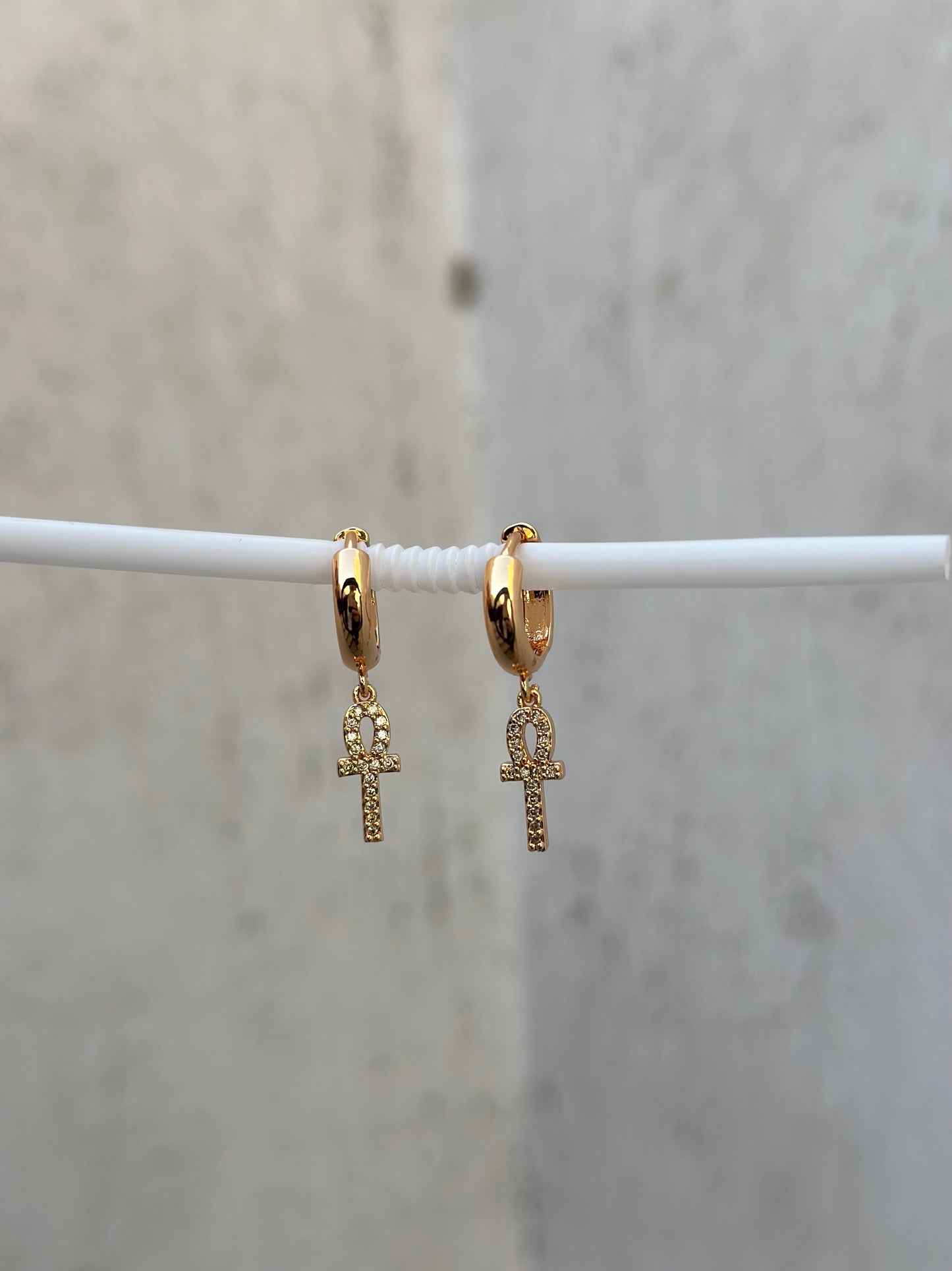 Key of Life Drop Hoop
