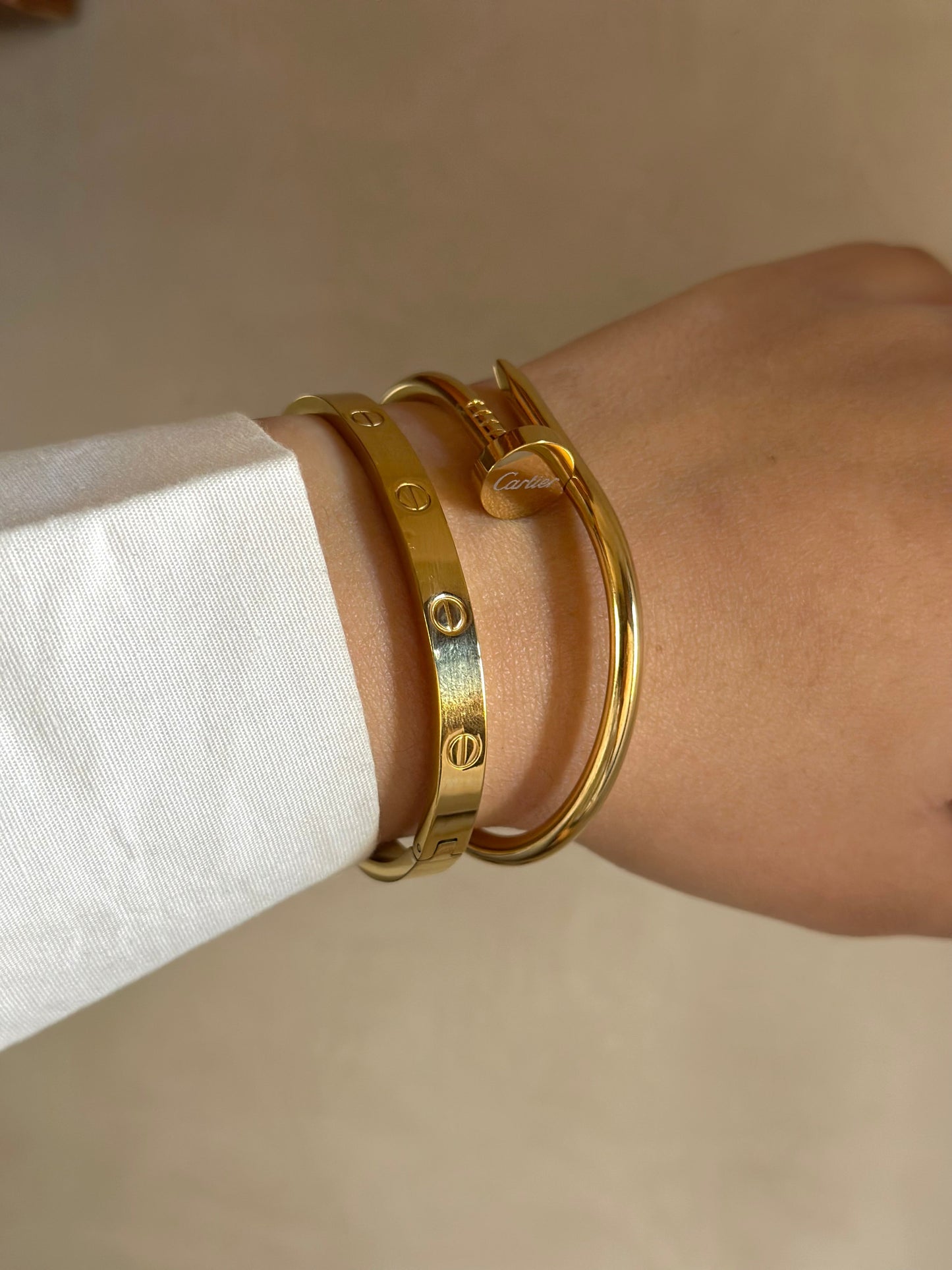 Gold Cartier Duo