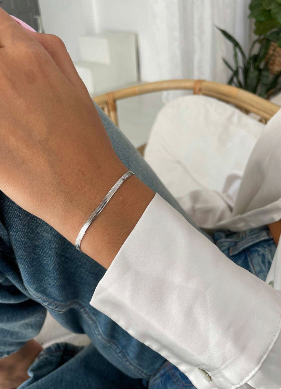 Flat Herringbone Bracelet