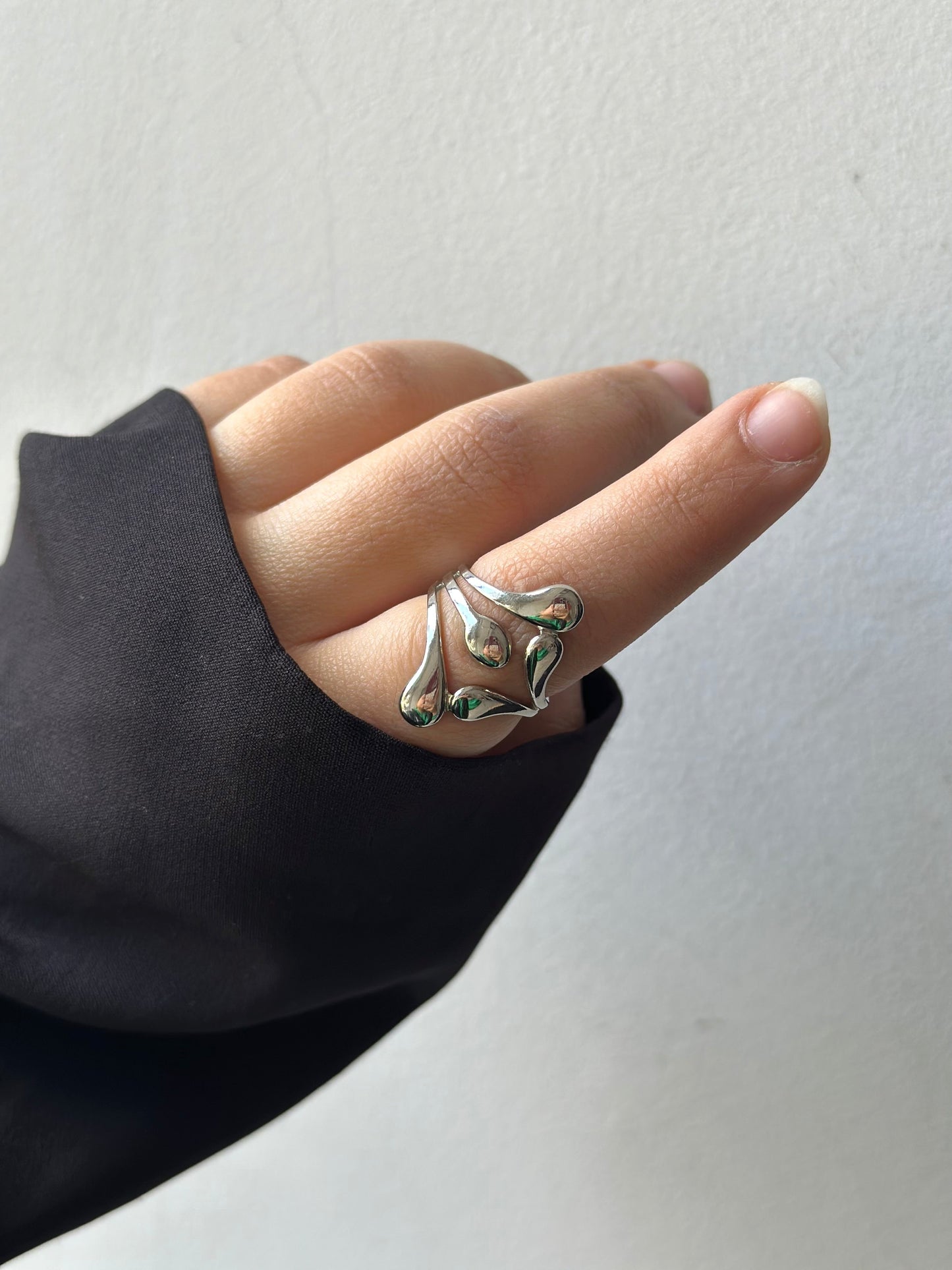 Drops Silver x Ring