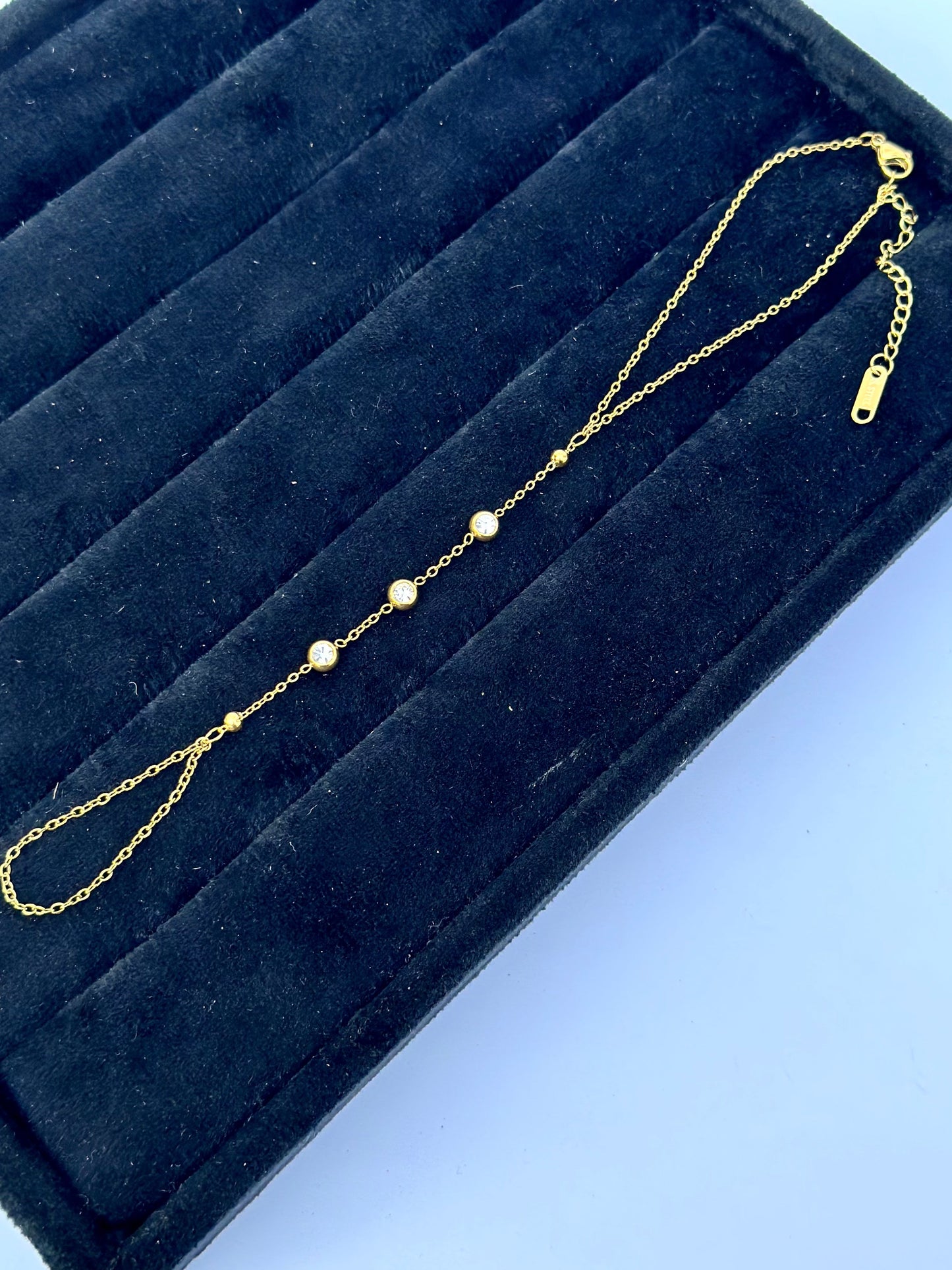 Glitter wave Handchain