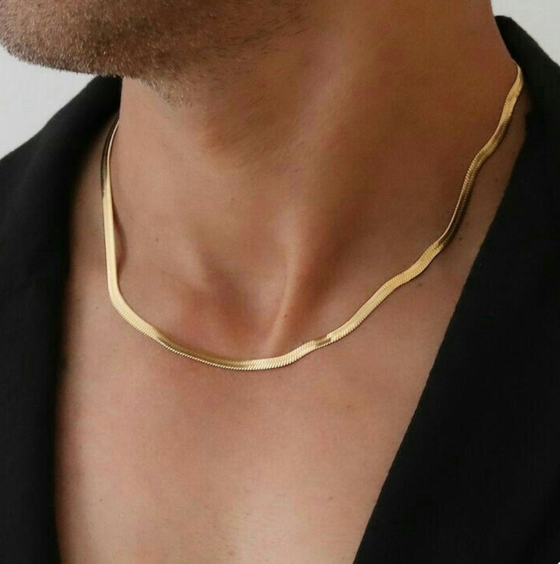 Herrigbone Necklace ( unisex)