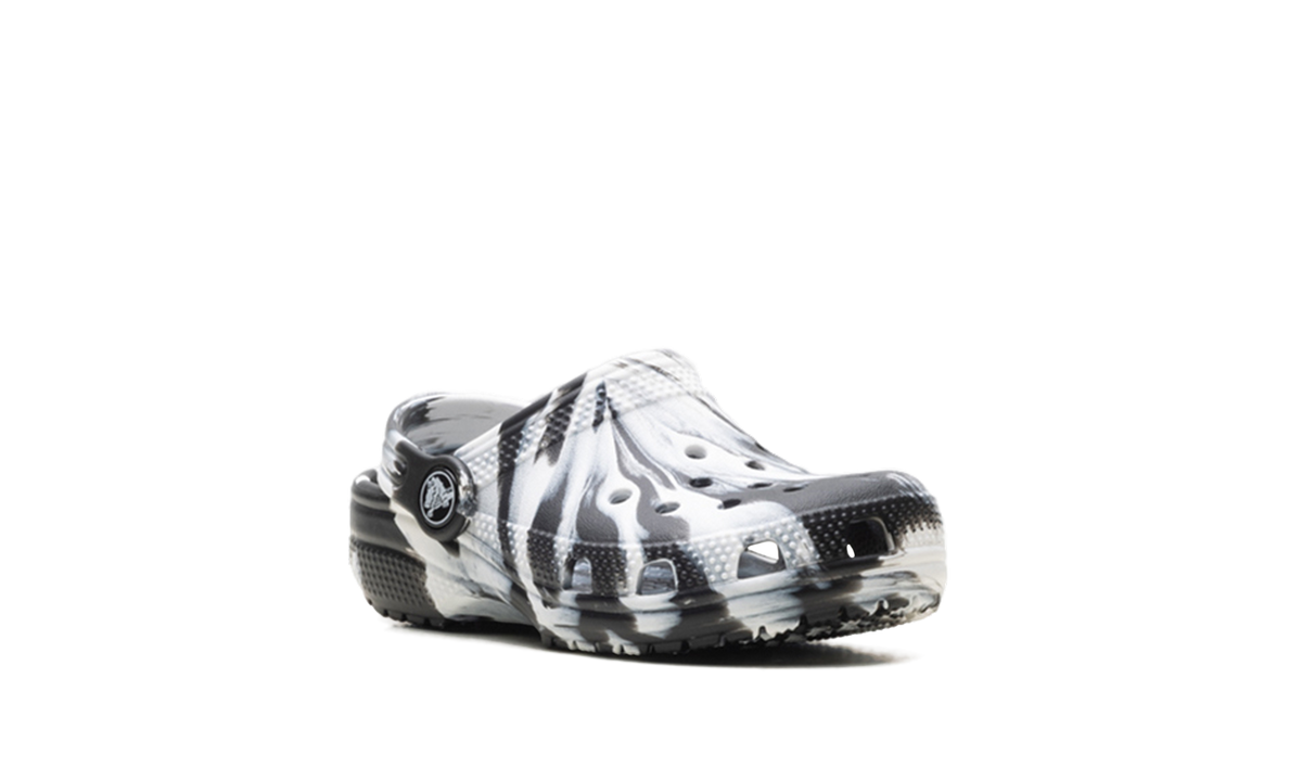 Classic Marbled Clog TD "Black" 206838 066