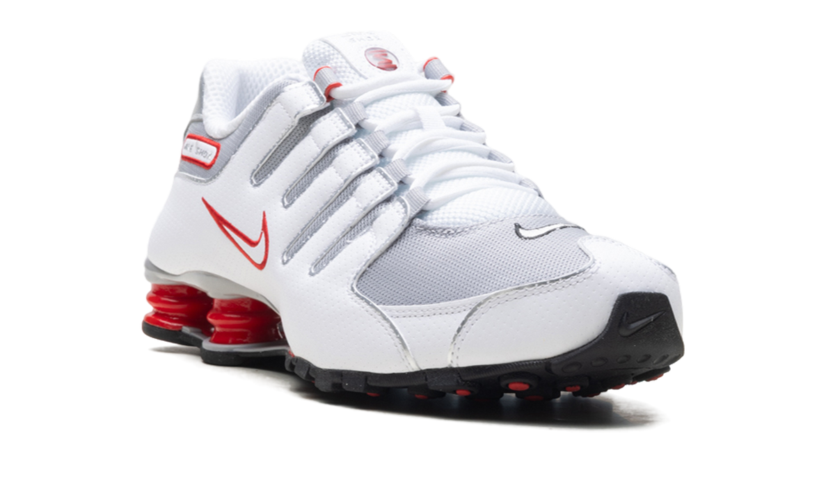Shox NZ White "Red Metallic Silver" 378341-104