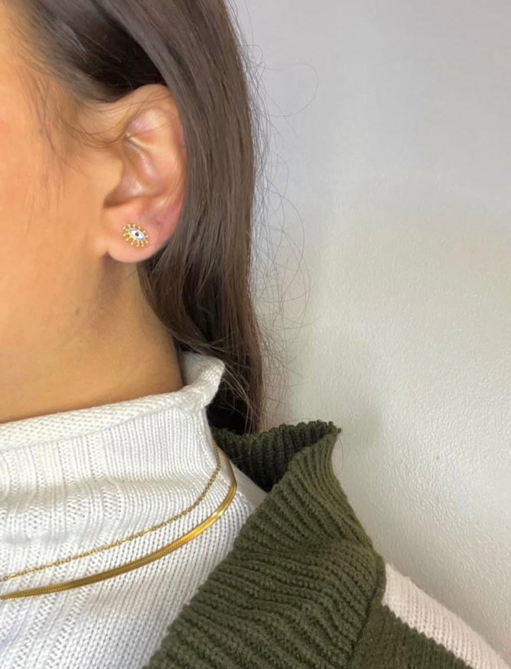 Tiny Eye Earrings