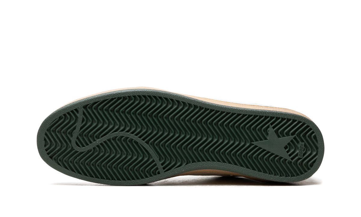 BALLSTAR NAPPA UPPER MATT LEATHER STAR CRACK TOE "WHITE GREEN" GMF00117.F000325.10502