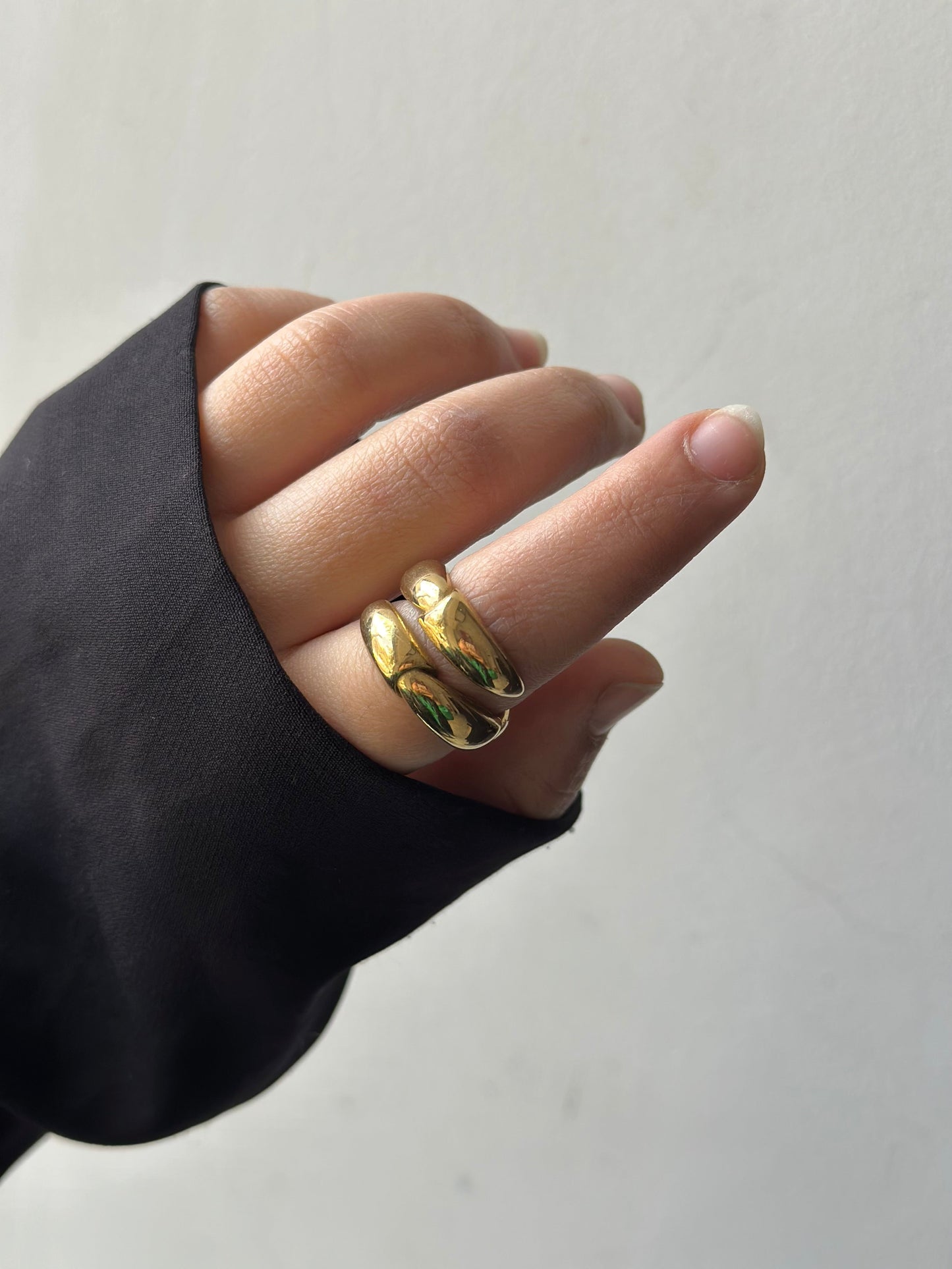 Herrigbone Chunky Ring
