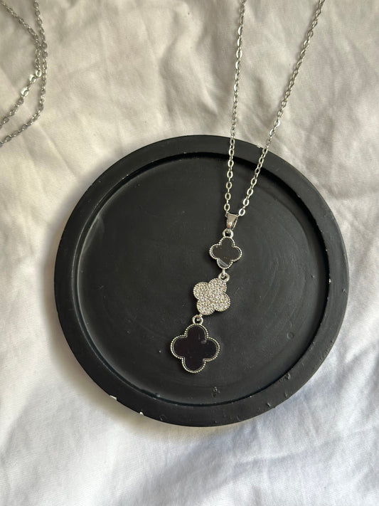 Trible vancleef silver necklace