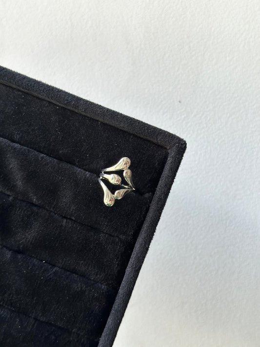 Drops Silver x Ring