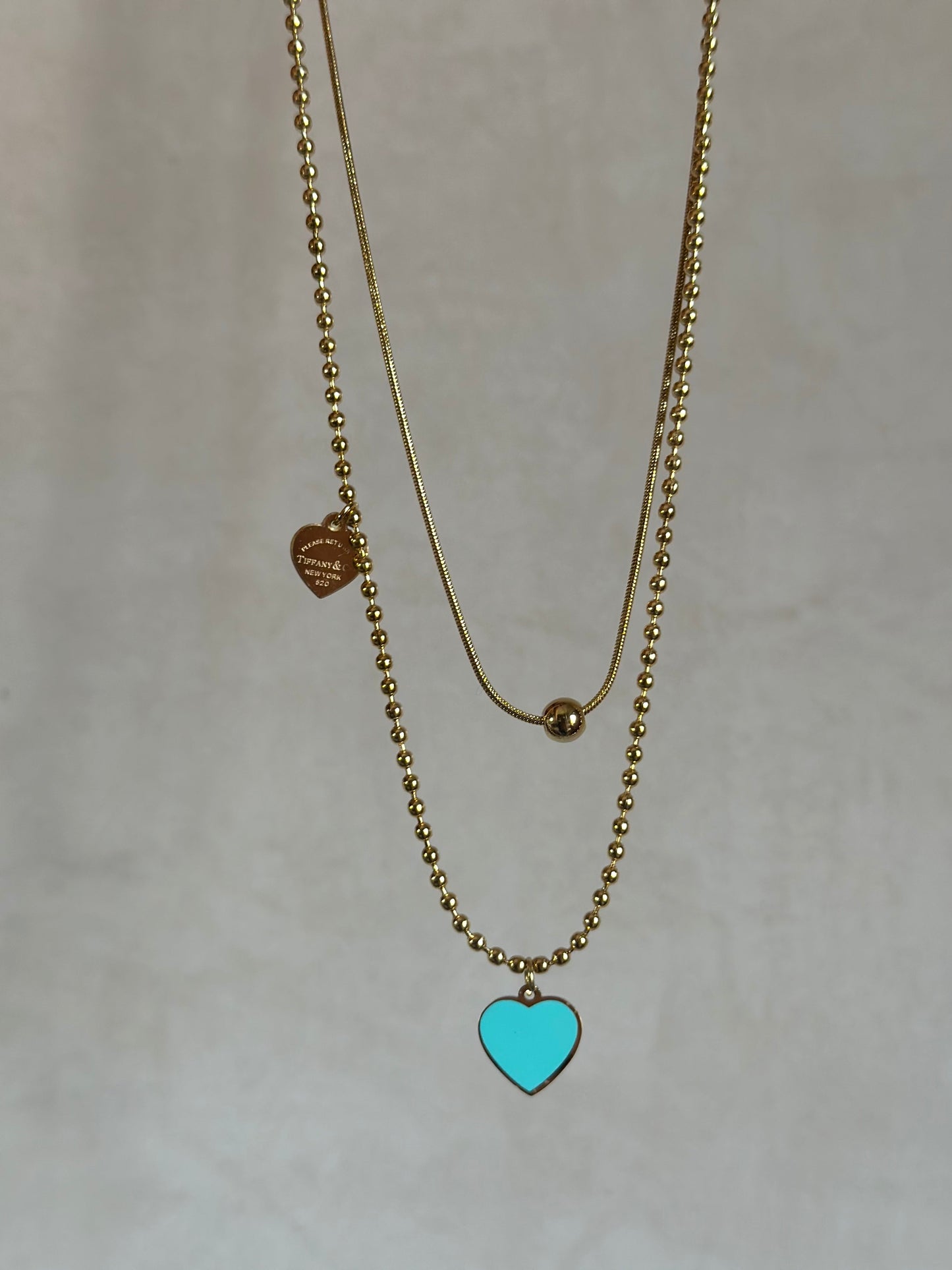 Tiffany & Co. Two layers necklaces