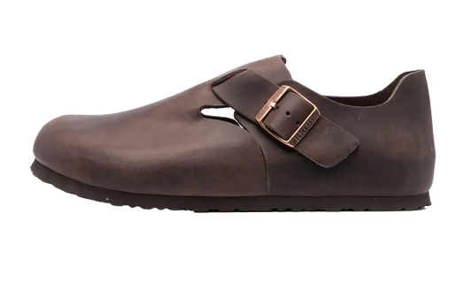London Oiled Leather "Brown- Narrow Fit" 166533