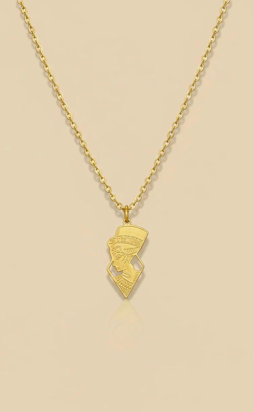 Nefrtiti Golden Necklace