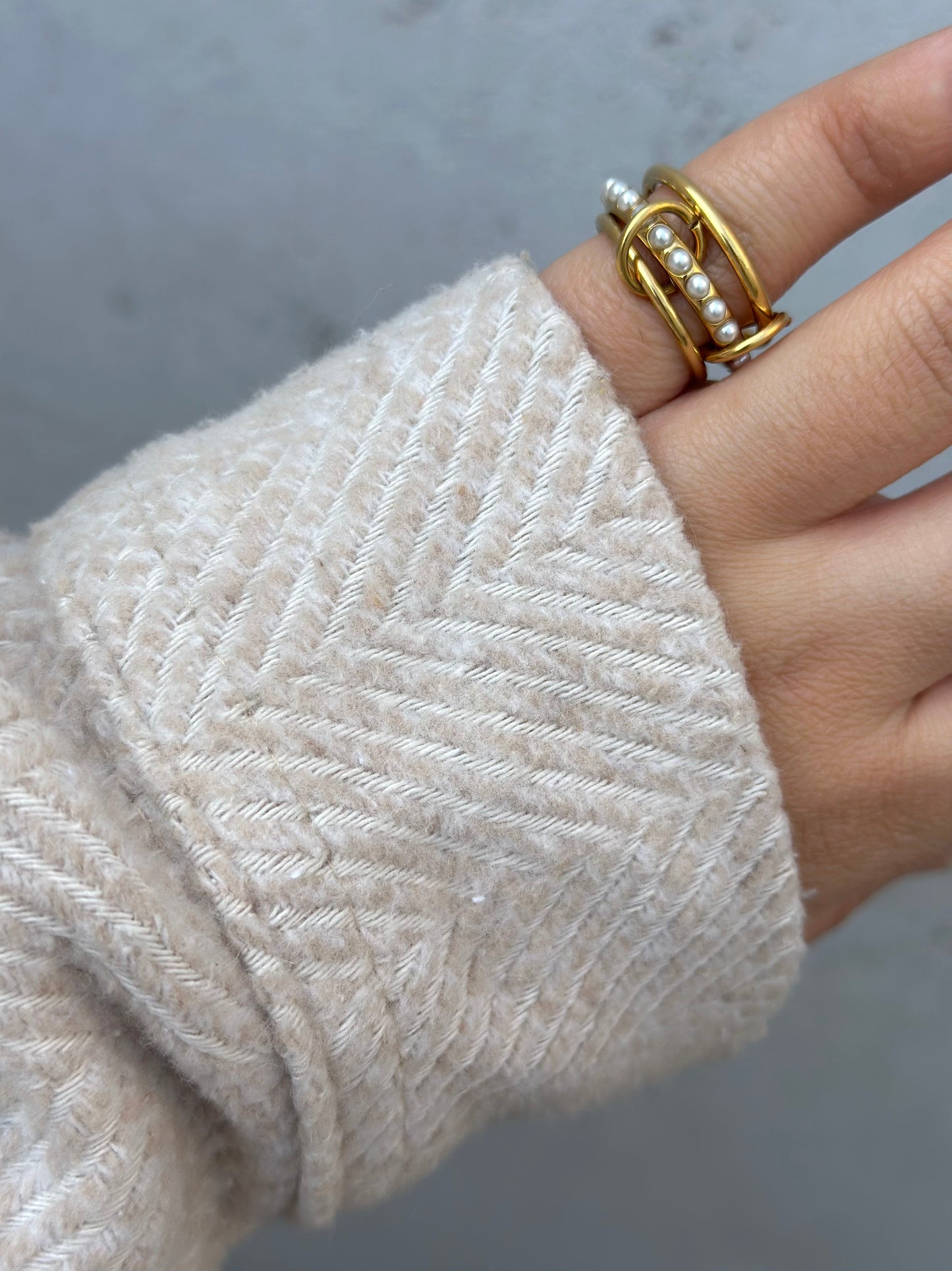 Pearl Stack Ring