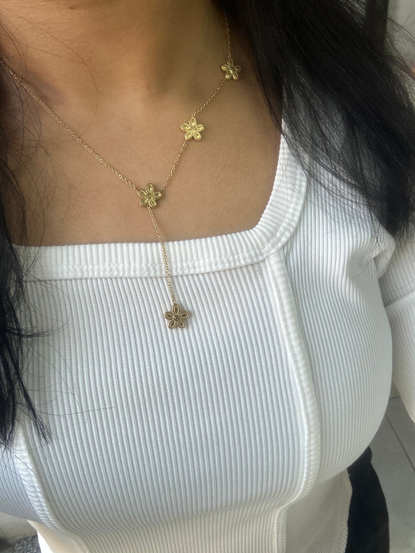 Flora Drop Necklace