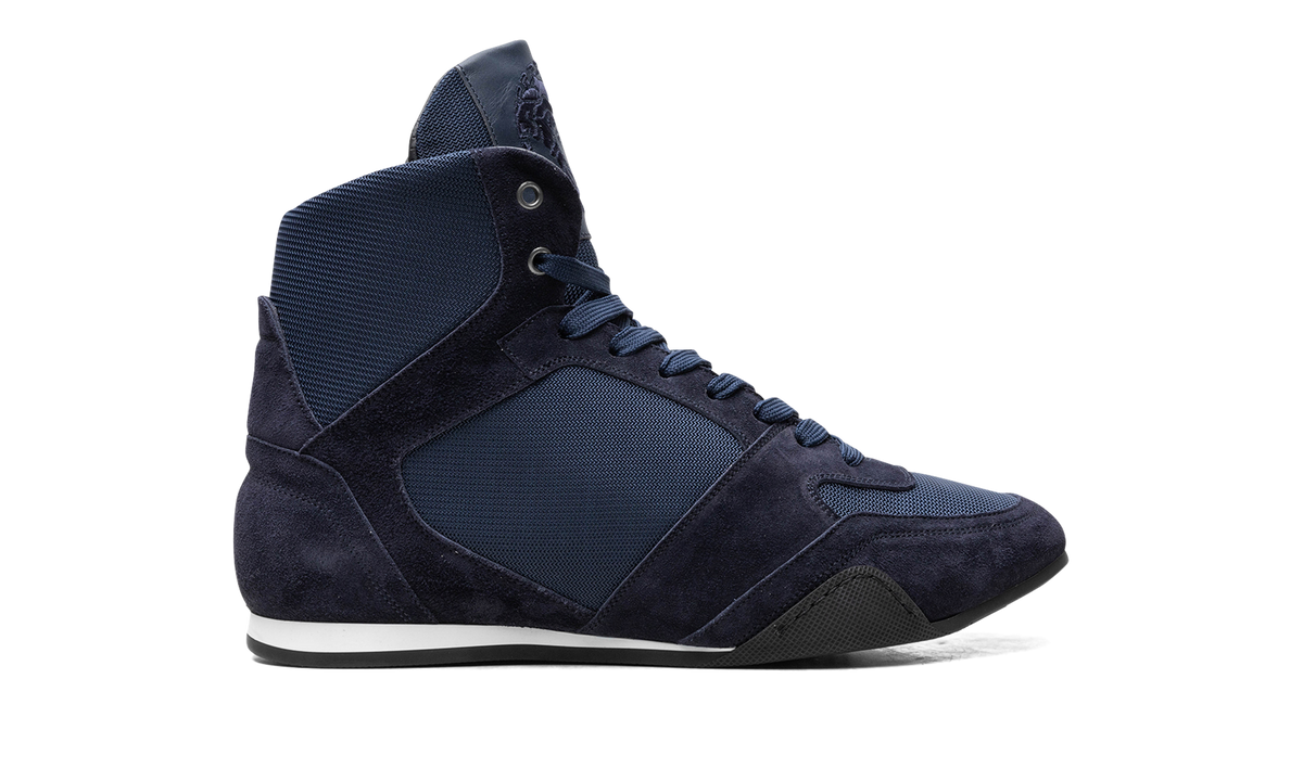 High Top Greek Key "Navy" DSU6442 D4CTG KL8EB