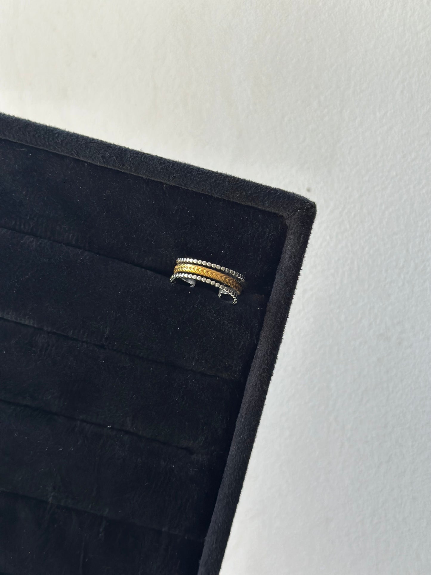 Trio Silver x Gold Ring