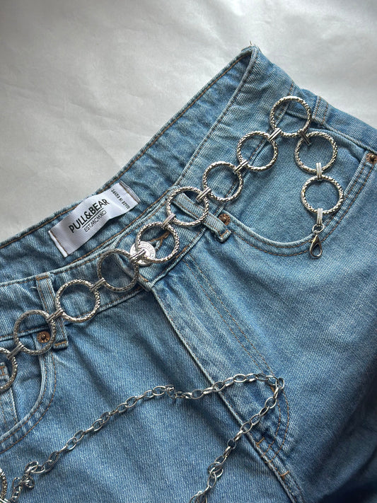 Silver Hoop Belt