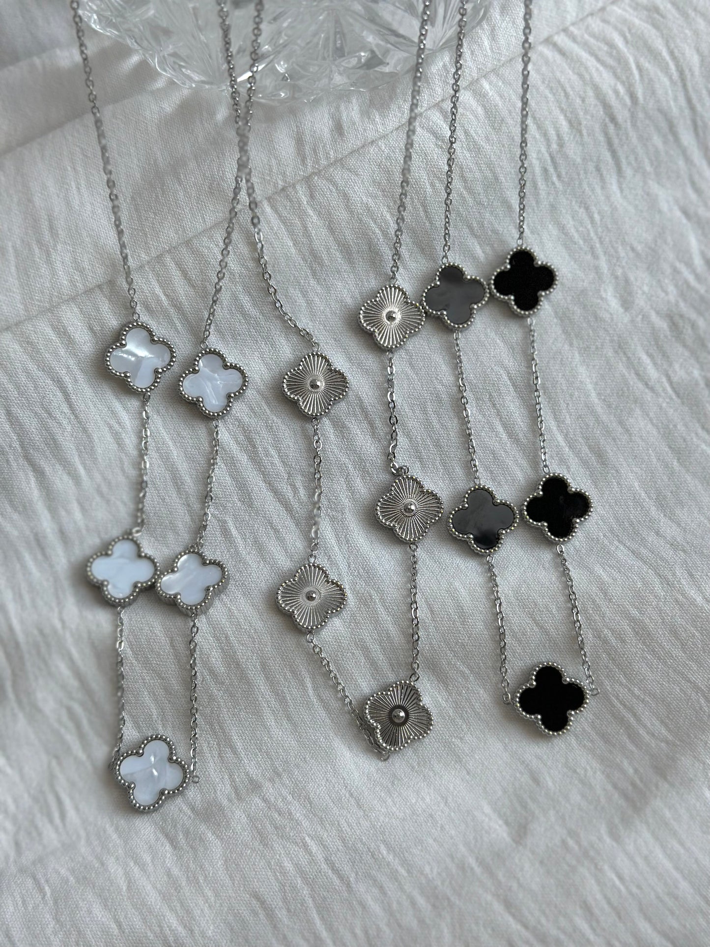 Silver Vancleef Necklace