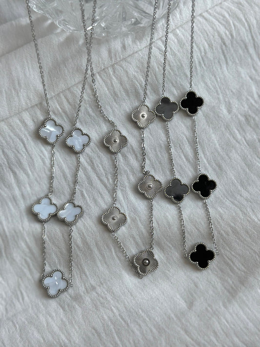 Silver Vancleef Necklace