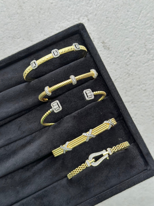 Mixed Cuff Bangles