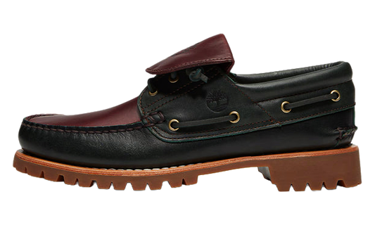 Authentic 3-Eye Lug Boat Shoe "Dark Green" TB0A5T2MAHE