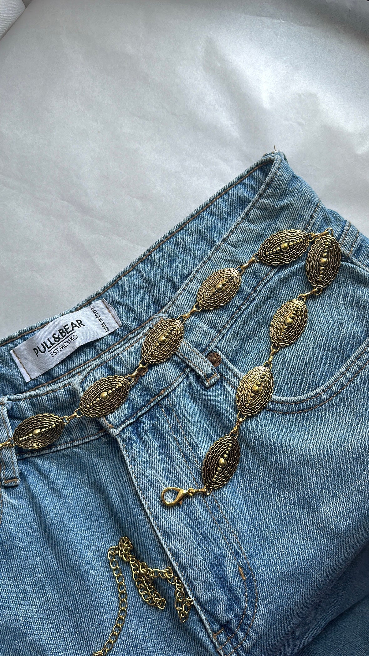 Doted Gold Belt