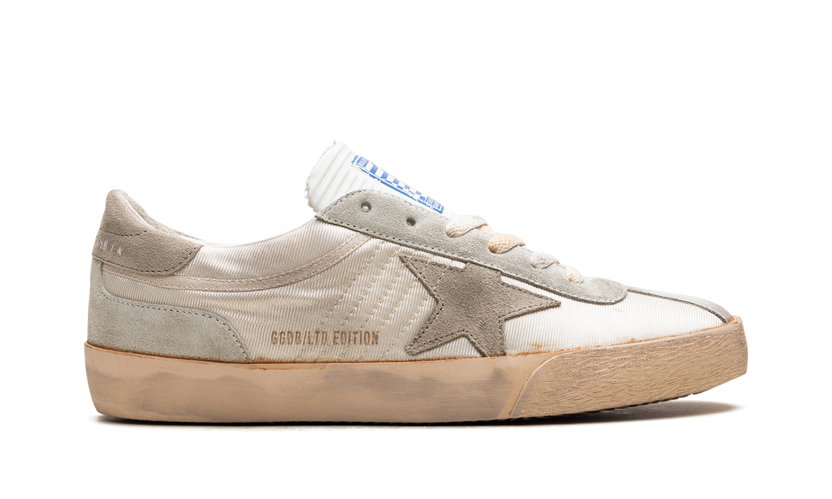 SSTAR 2 NYLON UPPER HF TONGUE SUEDE HEEL AND SPUR "WHITE ICE TAUPE" GMF00607.F005683.11638