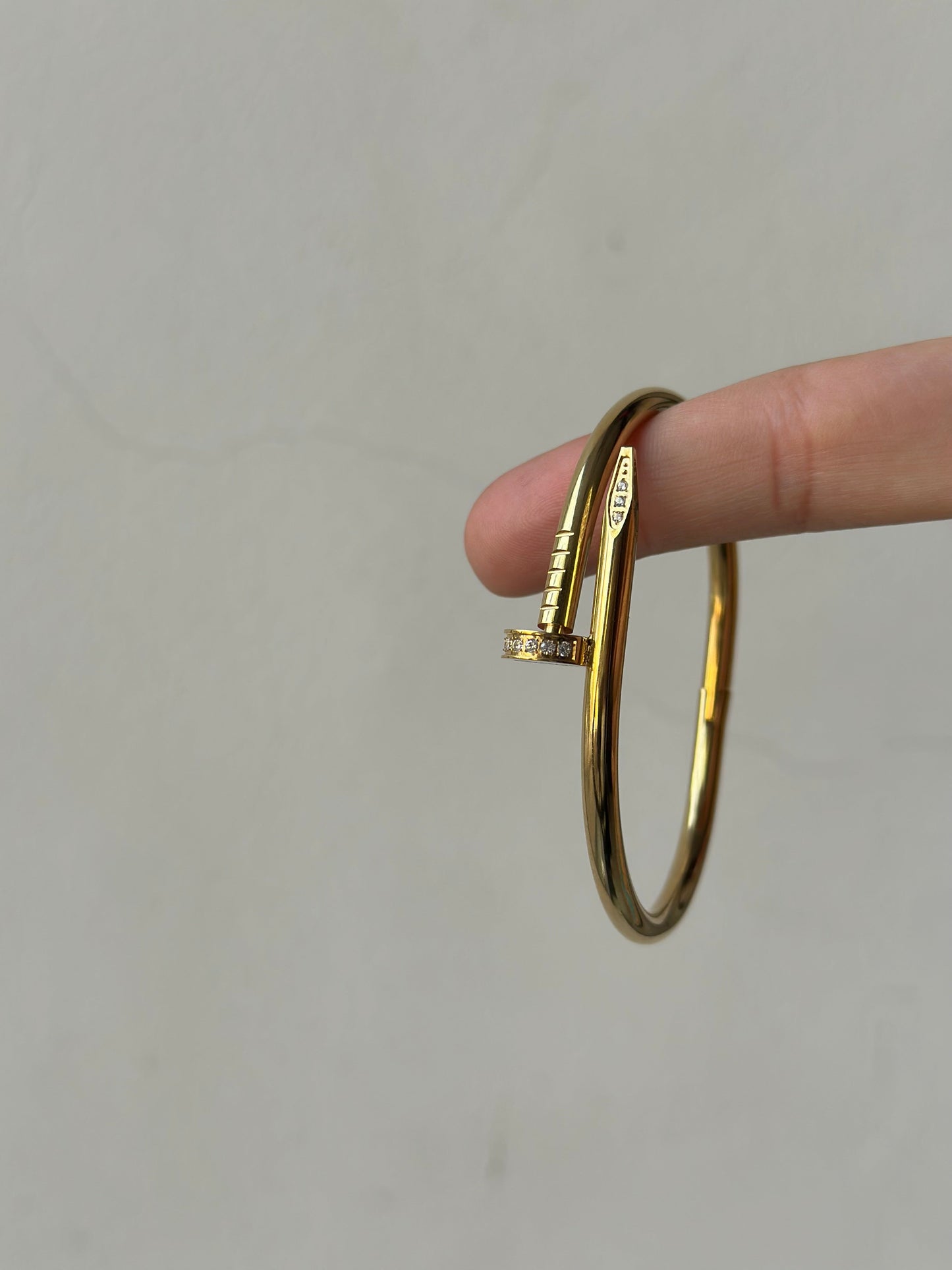 Nail Zircon Bracelet