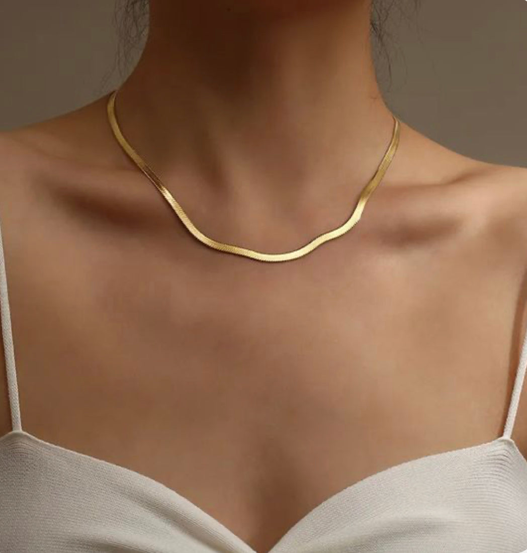 Herrigbone Necklace ( unisex)