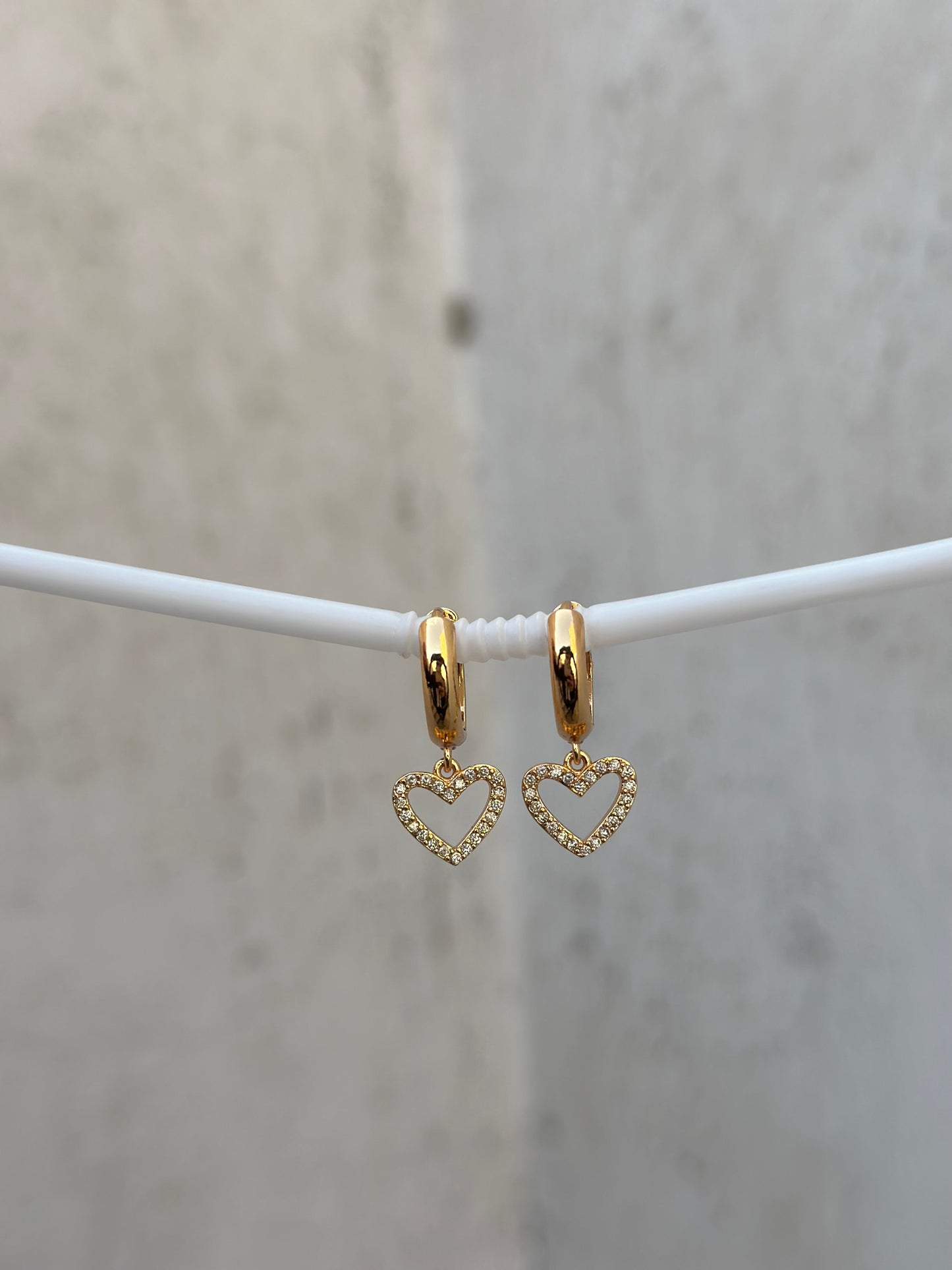 Heart Drop Hoop