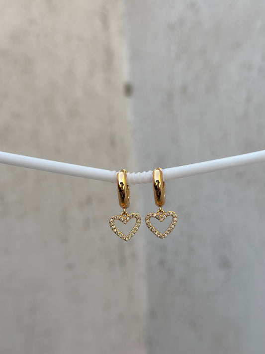 Heart Drop Hoop
