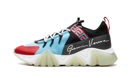 Squalo Knit Trainer "LIGHT BLUE / RED" DSU8007 DCL5G D7J3