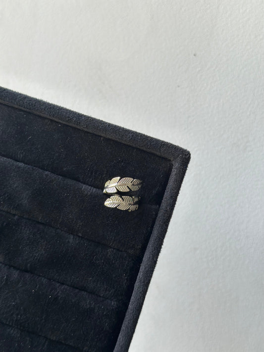 Tree Leaf Silver ring