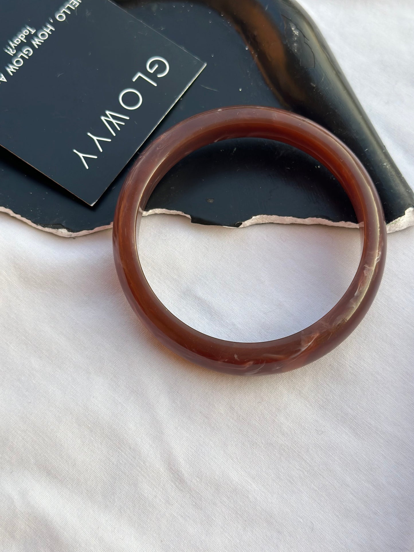 Acrylic Brownie Bangle Set