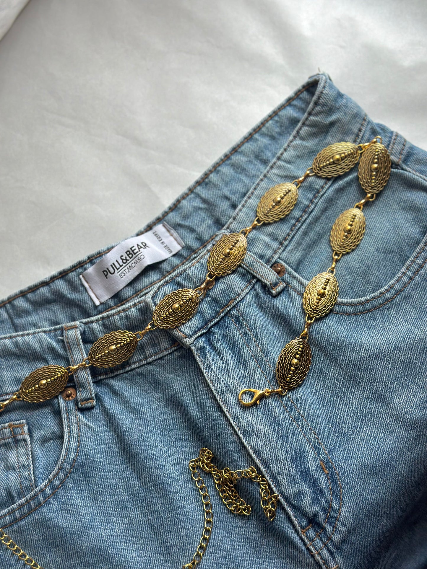 Doted Gold Belt