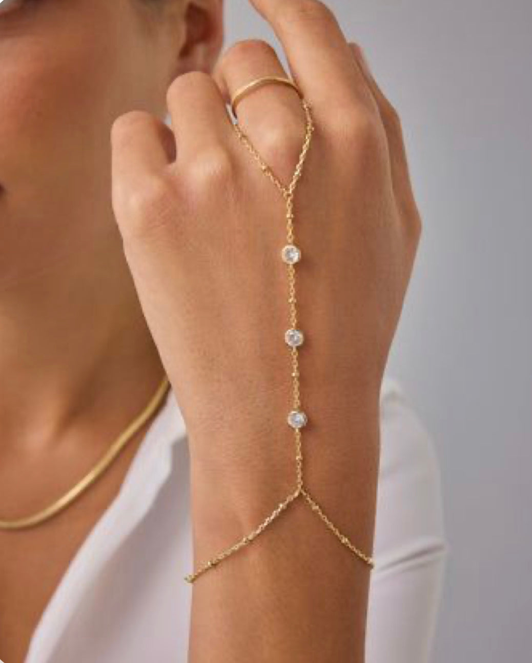 Glitter wave Handchain