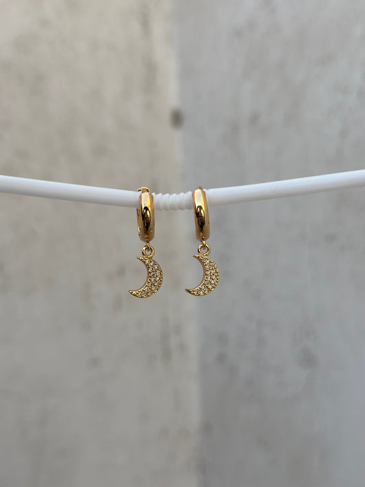 Moon Drop Hoop
