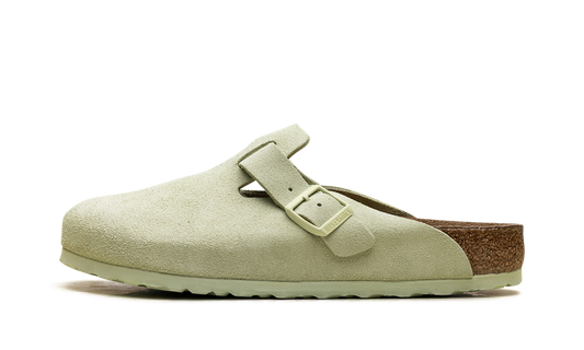 Boston Soft Footbed Suede Leather "Faded Lime" 1027648