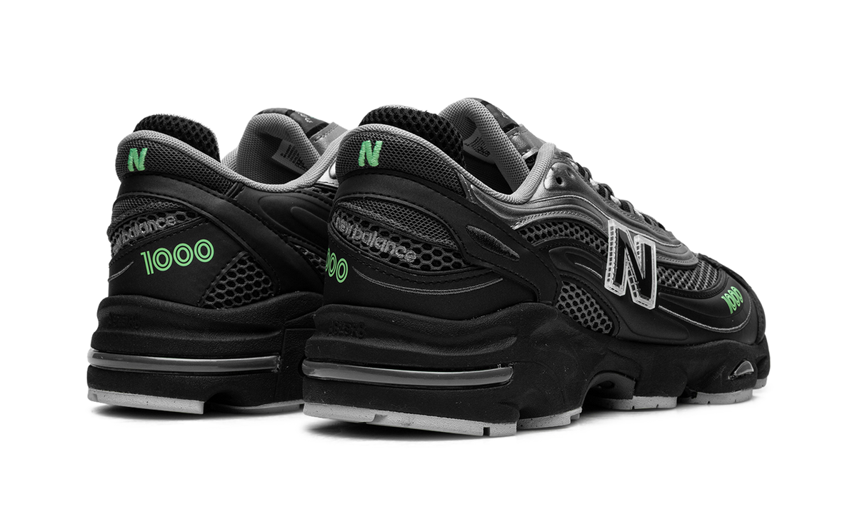 1000 "Dark Silver Metallic/Lime Leaf" M1000T