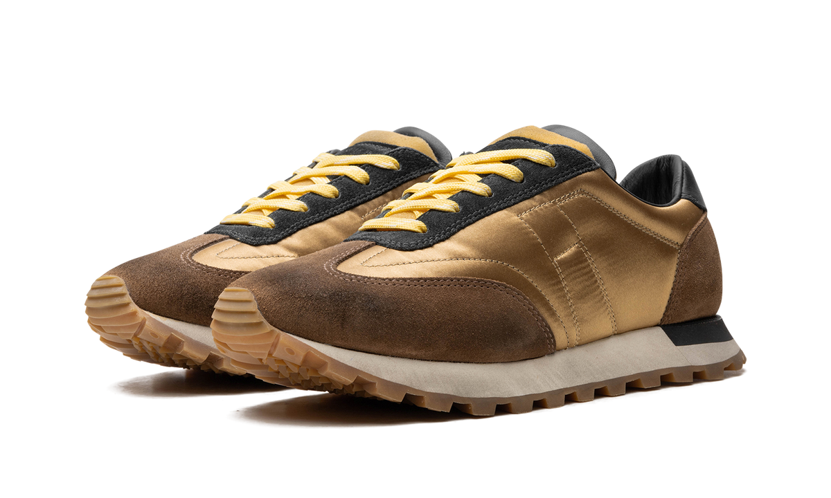 Panelled Retro Runner "Brown Distressed" S57WS0255 P2706 H7293