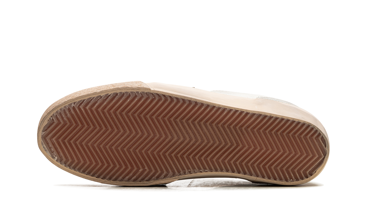 SSTAR 2 NYLON UPPER HF TONGUE SUEDE HEEL AND SPUR "WHITE ICE TAUPE" GMF00607.F005683.11638