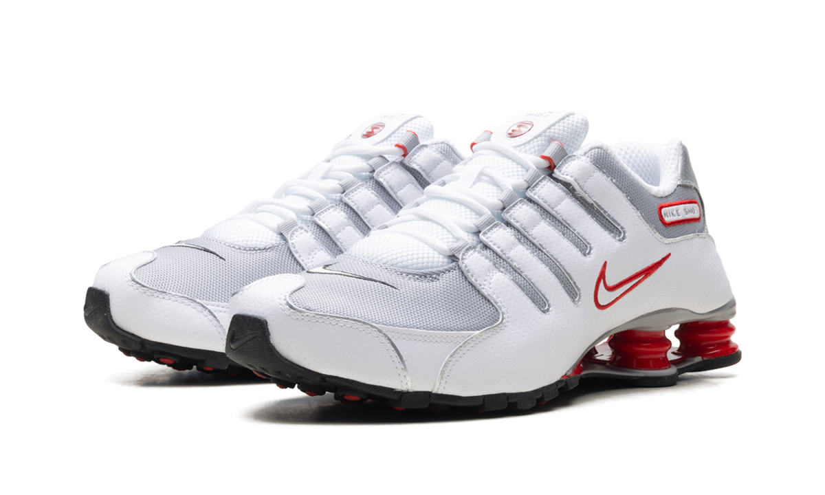 Shox NZ White "Red Metallic Silver" 378341-104