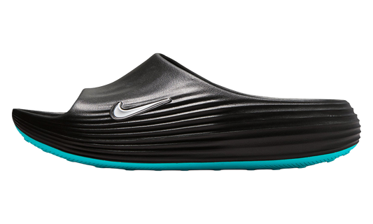 ReactX Rejuven8 Slides "Black / Gamma Blue / Metallic Silver" HV4479 003