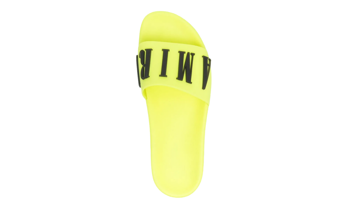 Pool Slides "Debossed Volt Black" PF22MFF001 800