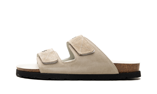 Logo Printed Slide Sandals "White/Grey" PMIH004F22LEA0010100