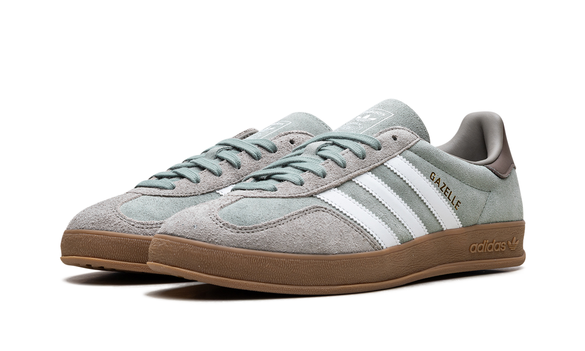 Gazelle Indoor "Silver Pebble Silver Green" JI3526